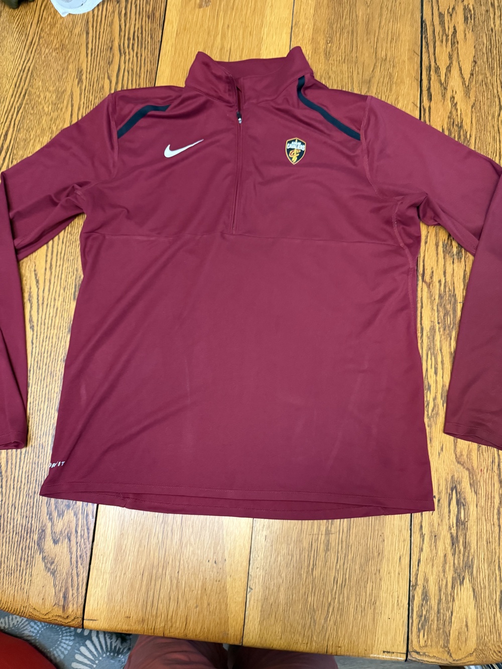 Cleveland Cavaliers Shirt Mens Medium NBA Basketball Nike Dri Fit Pullover